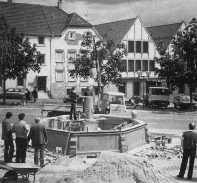 Marktbrunnen Renovierung
